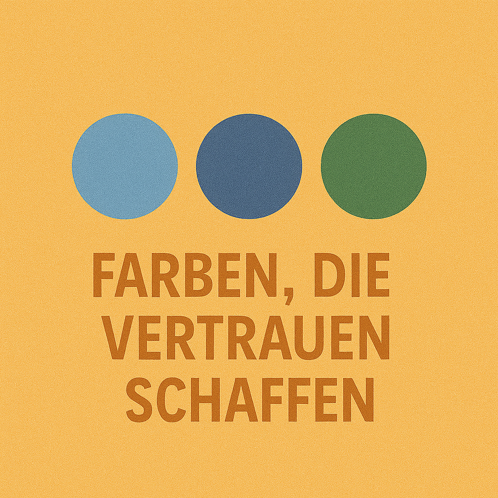 farben die vertrauen schaffen
